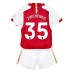 Arsenal Oleksandr Zinchenko #35 Babykleding Thuisshirt Kinderen 2023-24 Korte Mouwen (+ korte broeken)